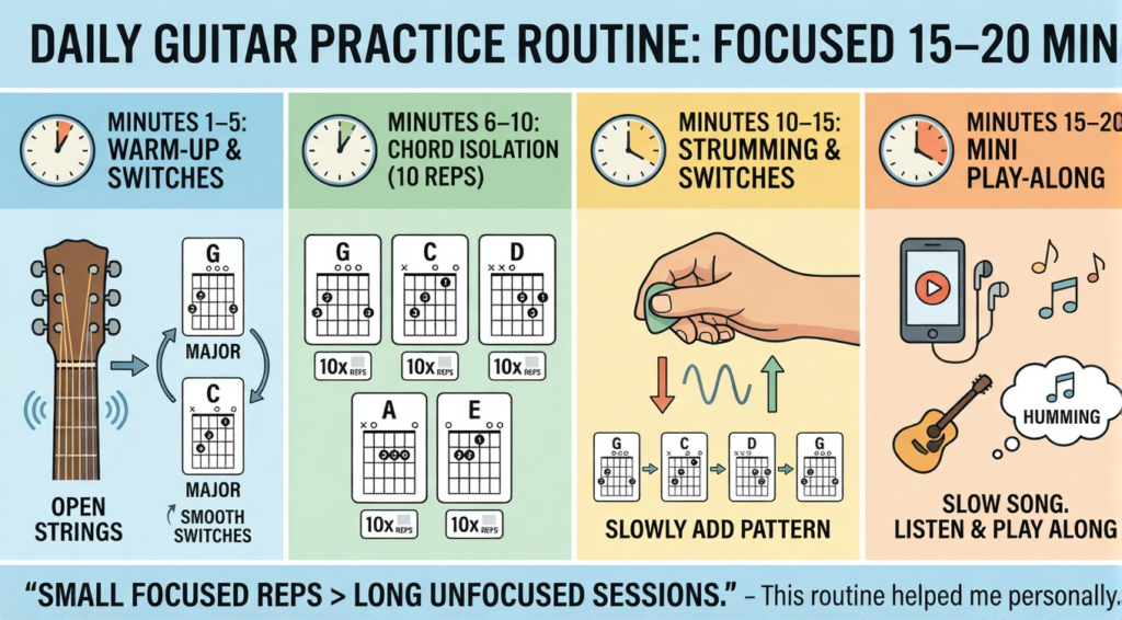 Practice Routine to Master Major Chords