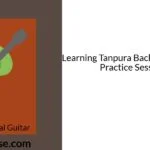 Learning Tanpura Backing for Guitar Practice Sessions
