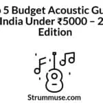 Top 5 Budget Acoustic Guitars Under ₹5000 in India
