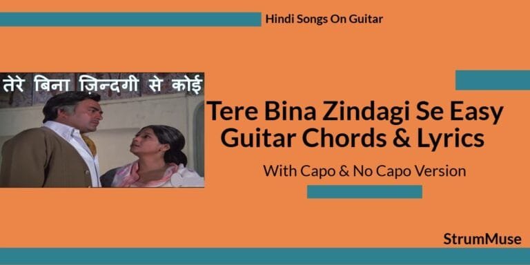 Tere Bina Zindagi Se Easy Guitar Chords & Lyrics