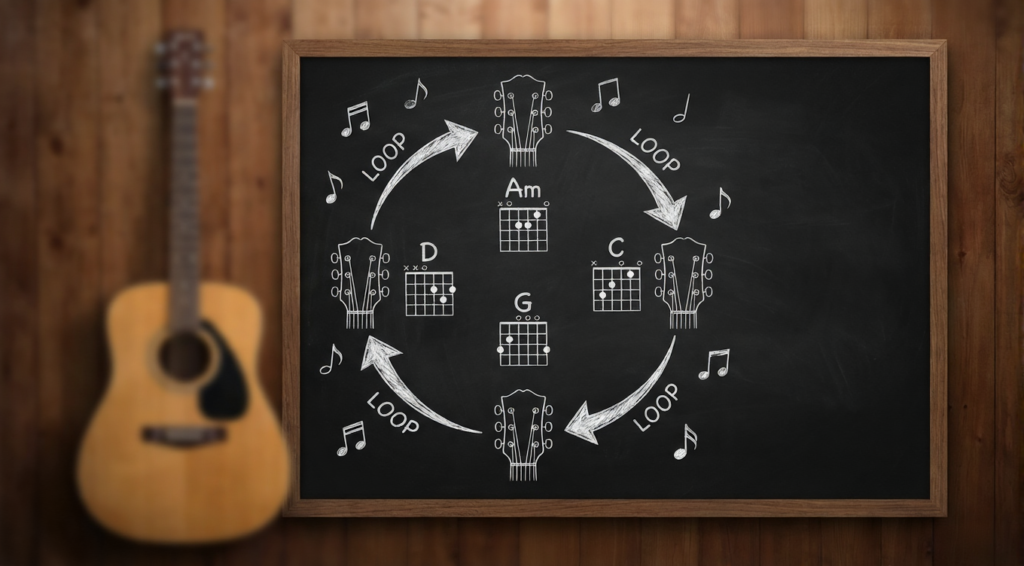 running up that hill guitar chords